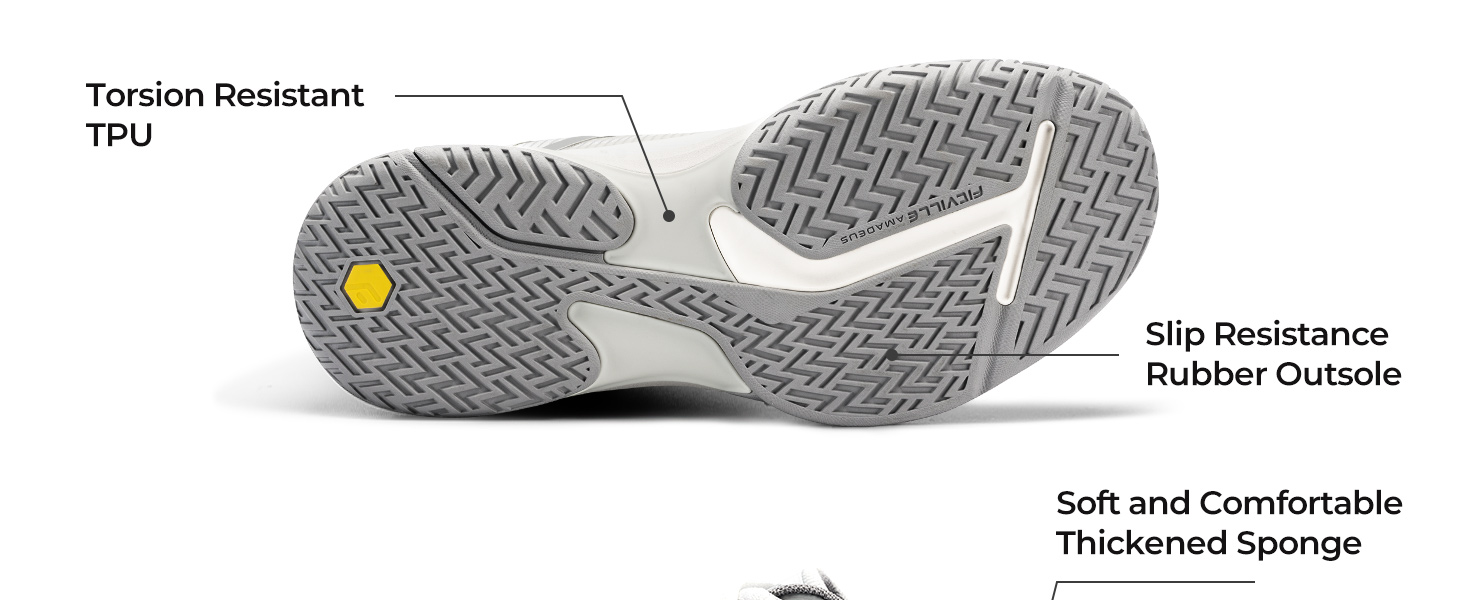 FitVille Mens Tennis Shoes Extra Wide Fit Badminton Volleyball Sneakers Non-Slip Squash Trainers for Men 16 tennis shoes for men non slip training sneakers wide trainers white yellow