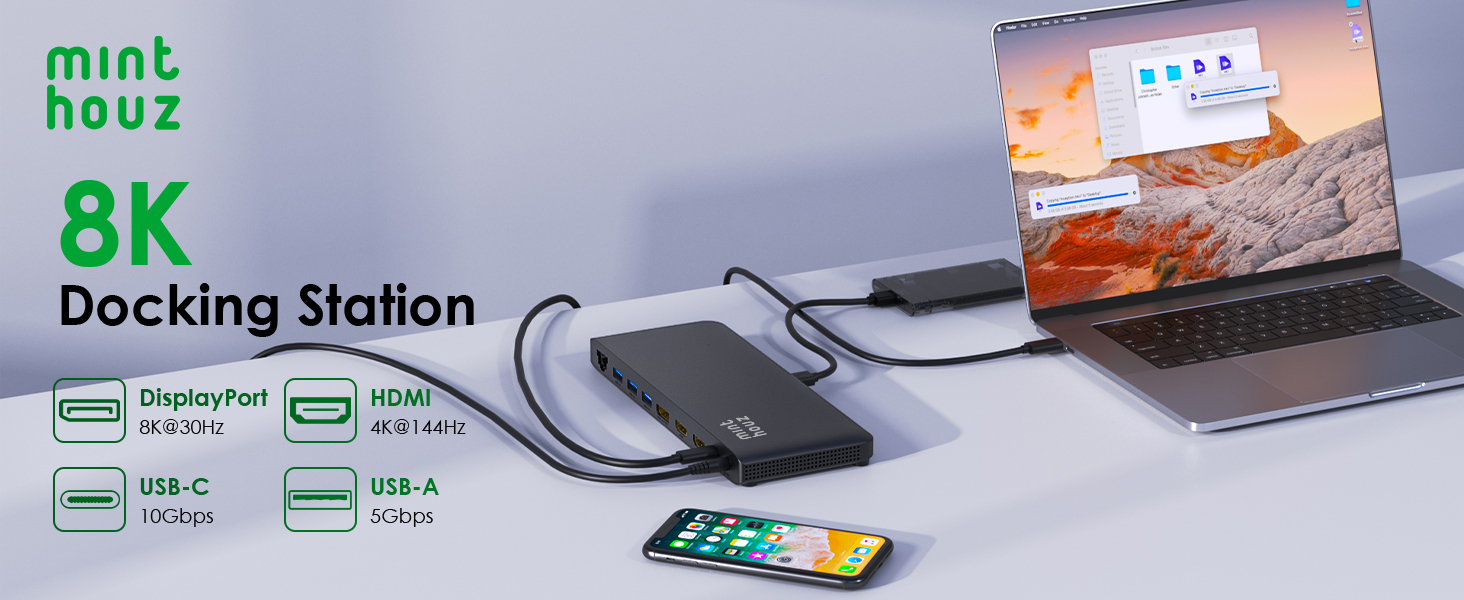 docking station dual monitor