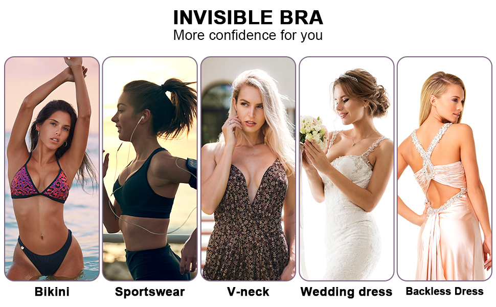 Strapless Backless Sticky Cupid Pads Invisible Bra Push Up Pasties Nipple Cover Breast Lift