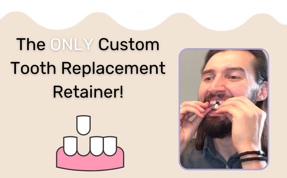 ClearRetain SINGLE TOOTH Temporary Tooth Replacement ClearRetain SINGLE TOOTH Temporary Tooth Replacement