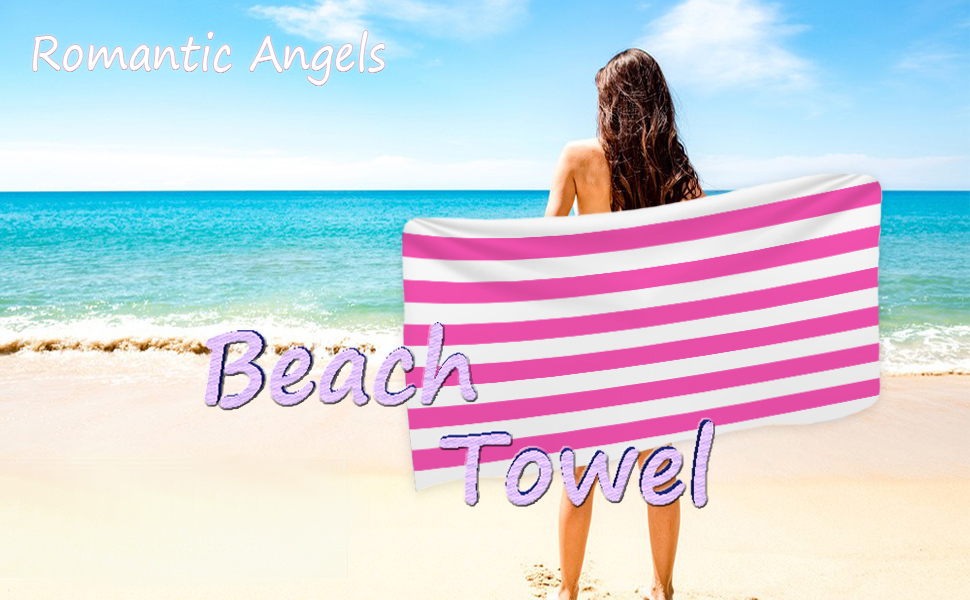 Striped beach towels