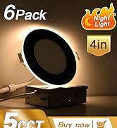 ZYC Recessed Lighting 6 Inch - 12W 1100LM LED Recessed Ceiling