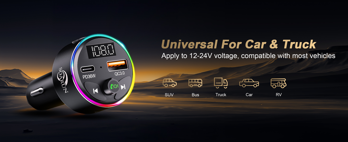 bluetooth fm transmitter for car