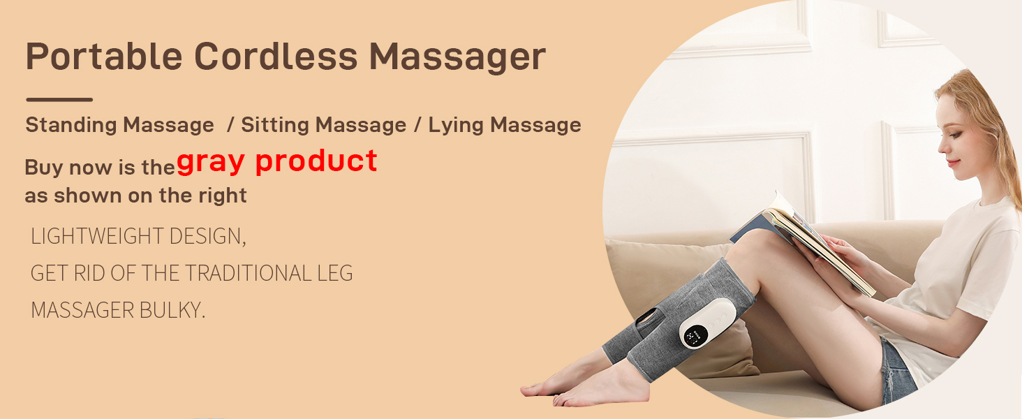 LINGTENG Leg Massager for Circulation and Pain Relief, Calf
