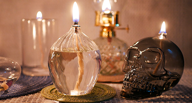 Unique oil candles