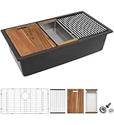 33 Granite Composite Kitchen Sink - Fulorni 33