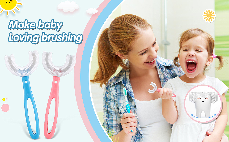 Make baby loving brushing
