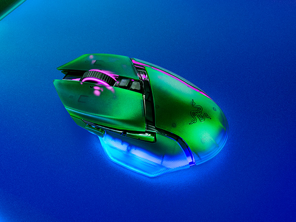 マウス・トラックボール Razer Basilisk V3 Pro 35K Phantom Green Wireless Ergonomic RGB Gaming Mouse - Razer Basilisk V3 Pro