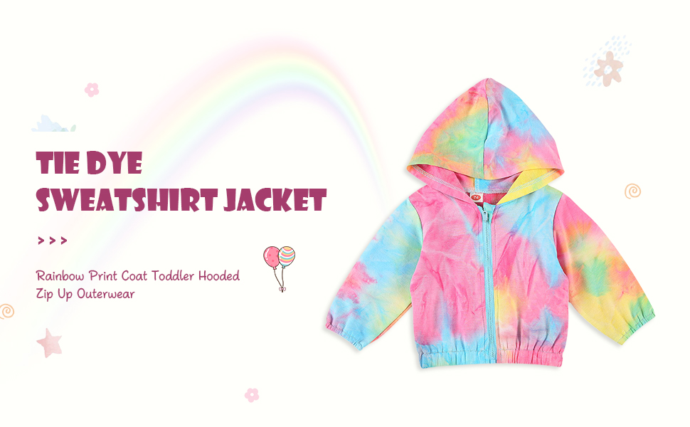toddler girls zip up hoodie jacket