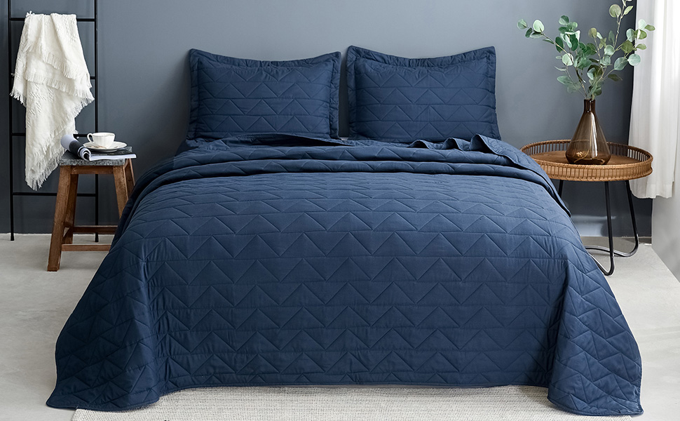 BEDELITE Coverlet Queen Bedspread Summer Lightweight Full