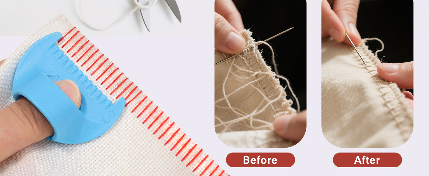 Seam Guide for Hand Sewing Edge Lockranding Tool