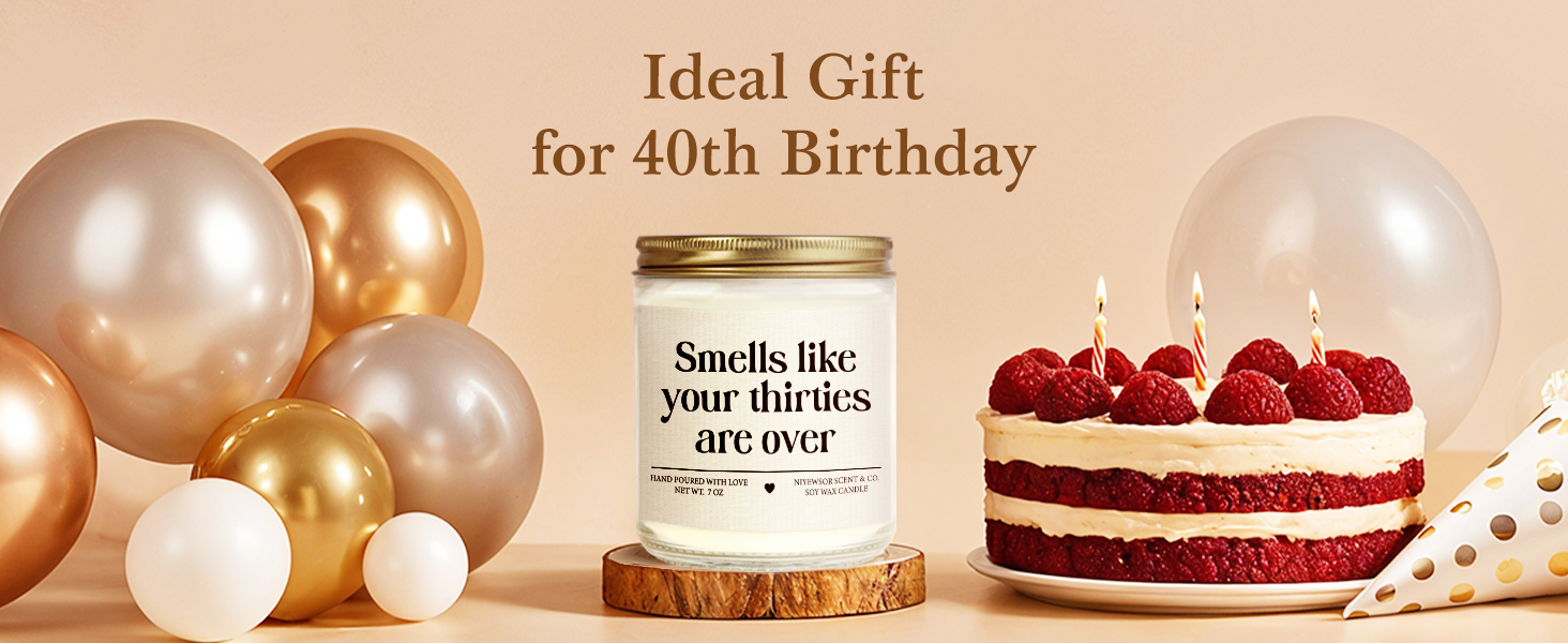 40th birthday gifts women