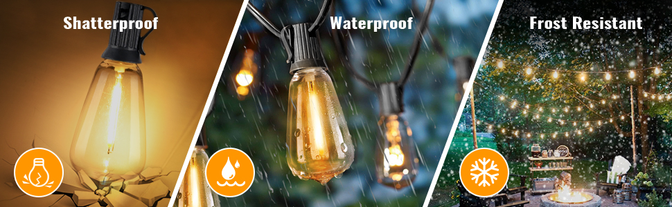 outdoor string lights