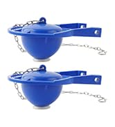 2 Pack Large 3-Inch Toilet Flapper Replacement Compatible with TOTO flapper Model THU140S- Oversi...