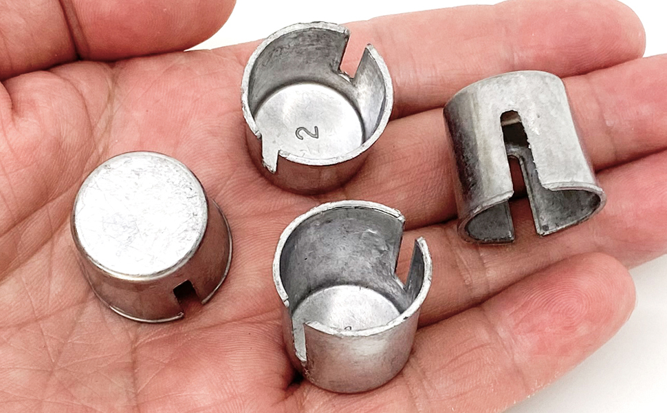 4 Pieces Battery Post Shims Lead Shim Caps Adapters Car
