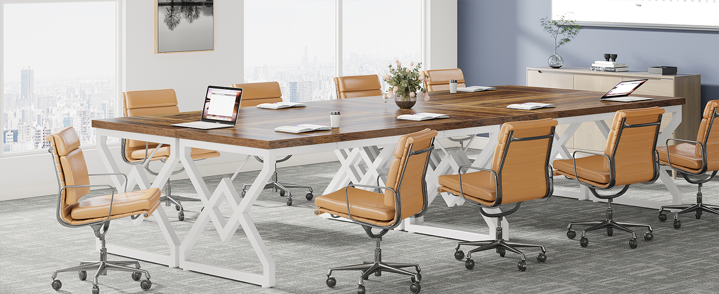 It not only a computer desk but a large home workstation desk, writing desk, or conference desk.