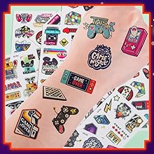 Glow in the dark tattoo sticker