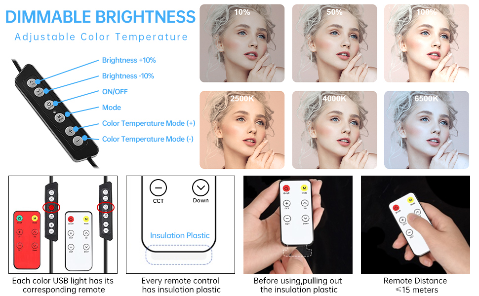 RGB photography lighting for Make up 