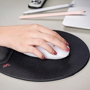 Mouse Pad with Wrist Support, Ergonomic Mouse Pad, Mouse Pad Wrist Suppor