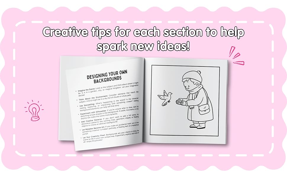 Creative Tips For Each Section to Help Spark New Ideas!