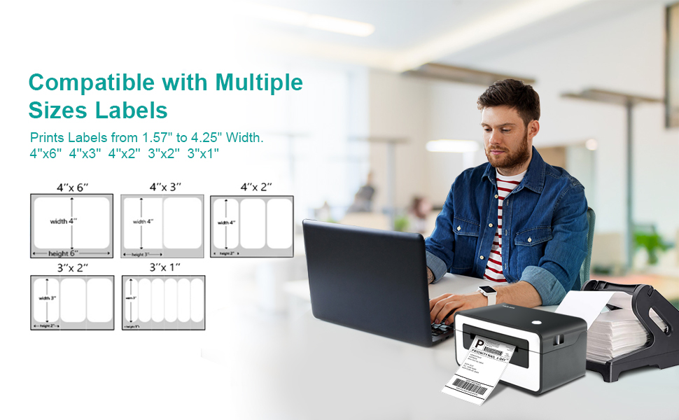 thermal shipping label printer