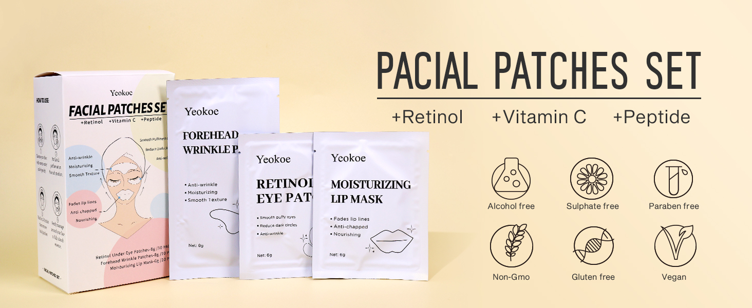 facial patches set