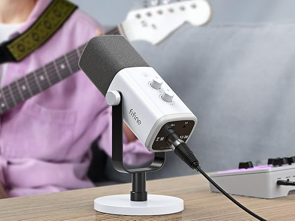 Amazon.com: FIFINE XLR/USB Gaming Microphone for Streaming