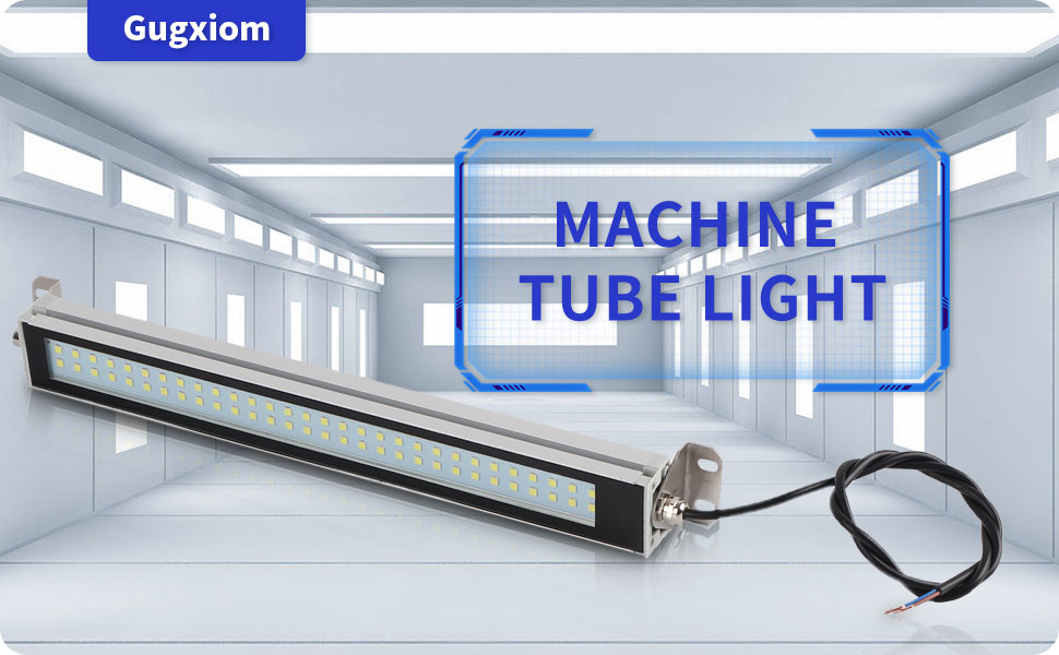 Machine Tube Light, 24V 12W White Source Industrial LED Tube Light ...