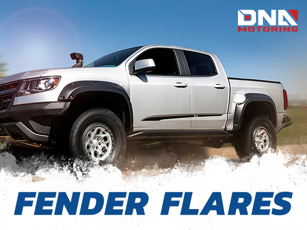 Amazon.com: DNA MOTORING WF-C1088-MBK Side Wheel Fender