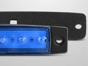 3.8inch 6led side marker light blue