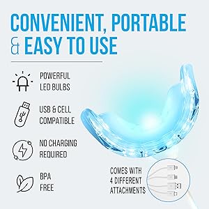 Convenient, Portable, & Easy to Use with Powerful LED Bulbs