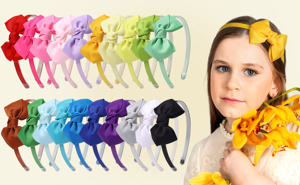 bow headband for girls