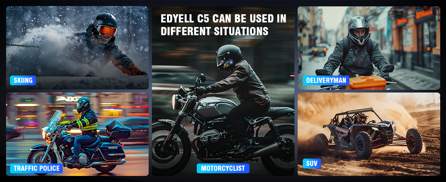 Motorcycle Helmet Bluetooth Headset