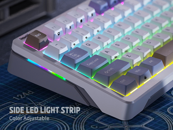 Amazon.com: iLovBee B87 Wireless Gaming Keyboard with Knob