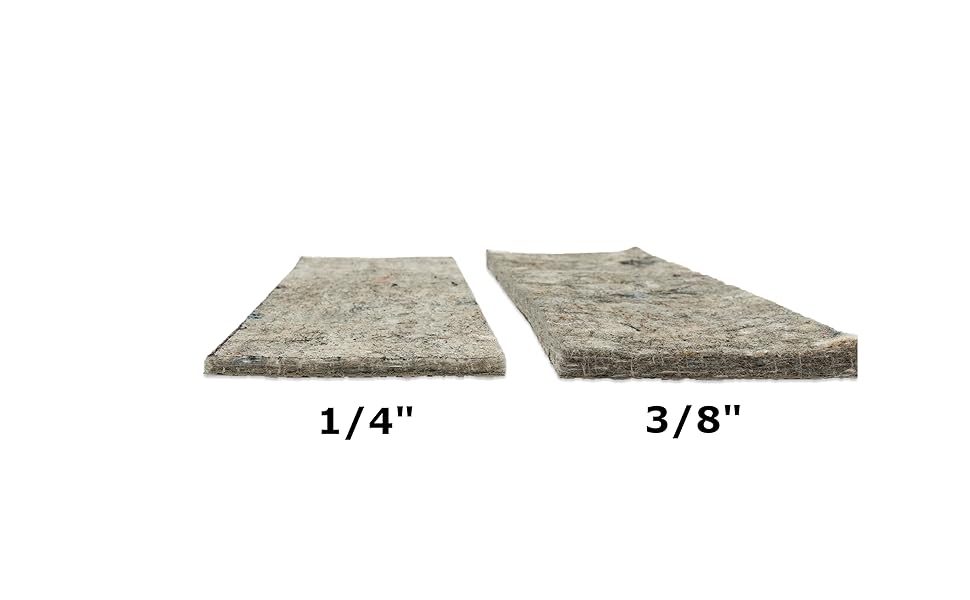 Mohawk Home Felt and Latex Non Slip Rug Pad, 1/4" Thick (6'1"x9