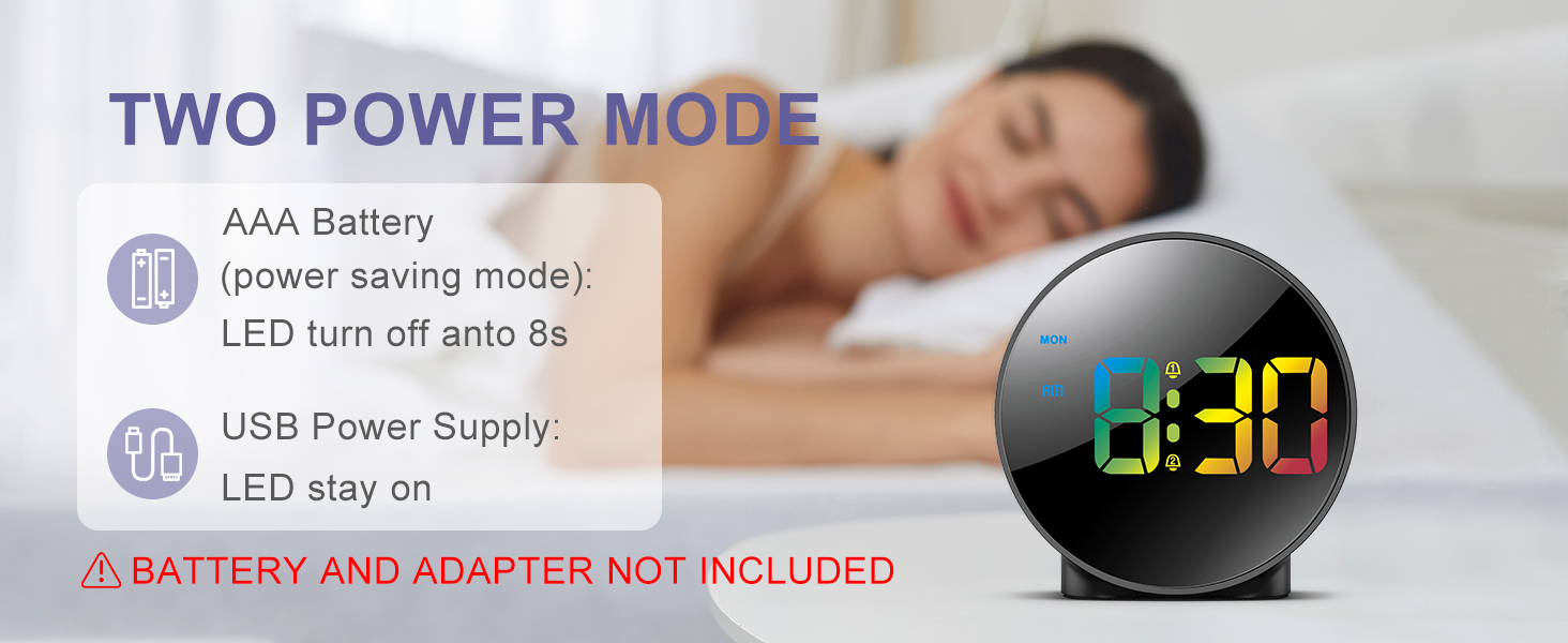 led alarm clock