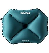 Klymit Pillow X Travel Pillow, Lightweight Inflatable Hybrid Airplane, Backpacking, Hammock, and ...