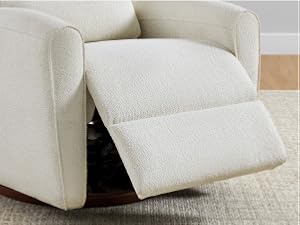 power recliner chair with wood base 