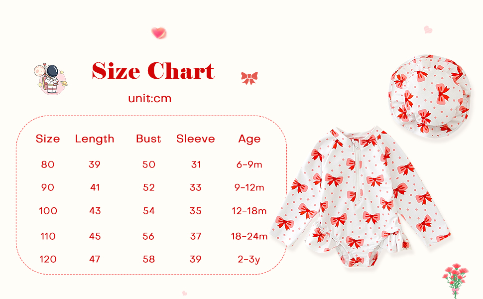 Baby Girl One-Piece Swimsuit