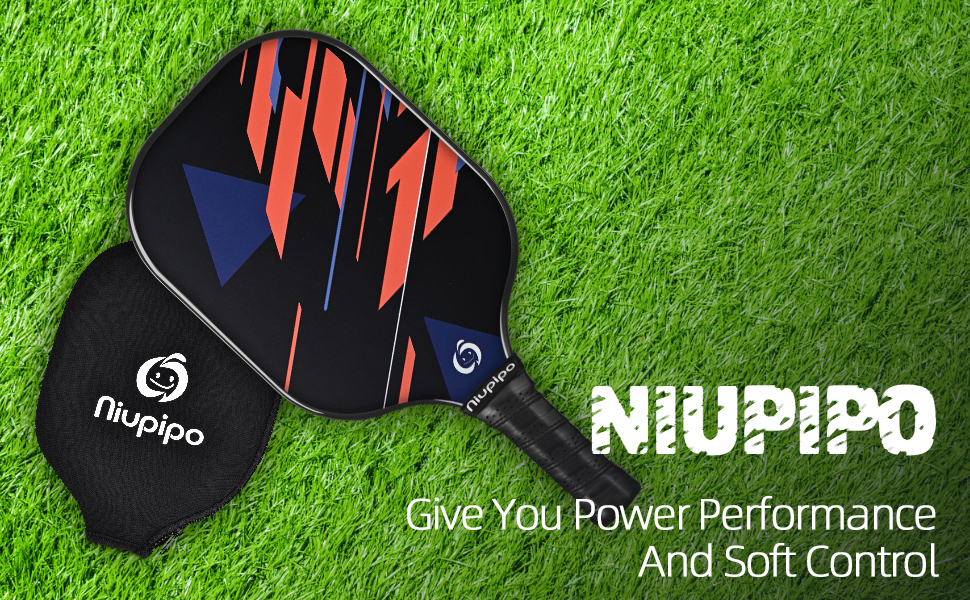 niupipo Pickleball Paddle, USAPA Approved Pickleball Paddle with Fiberglass Surface, Protective