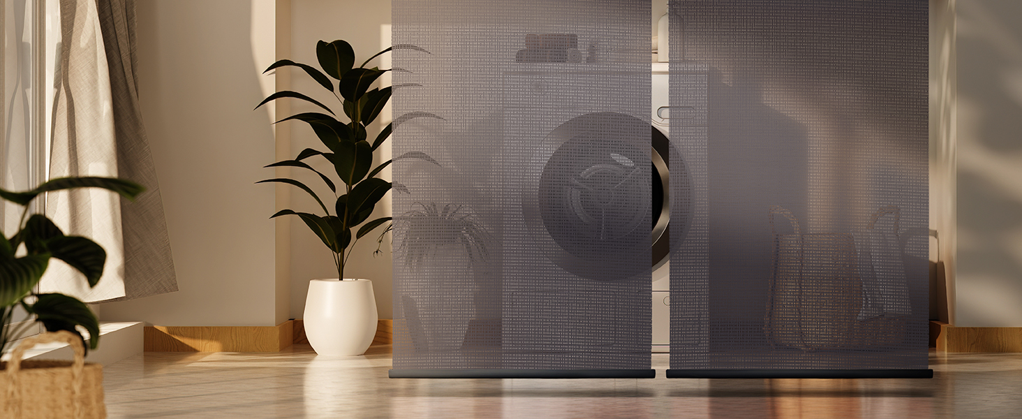 hanging divider storm for laundry room