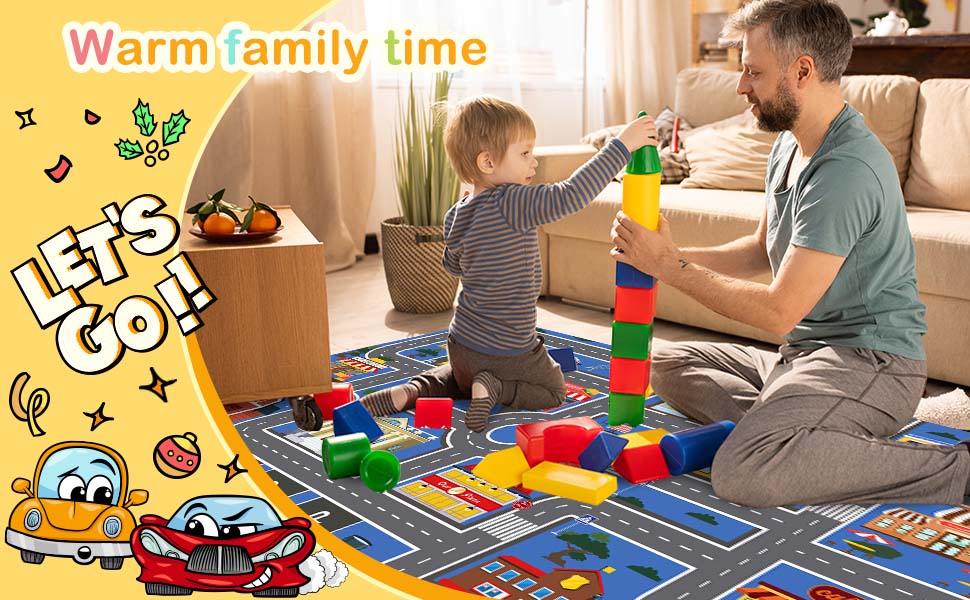 Xyrjova Kids Rug Playroom Rug Suitable for Boys and Girls