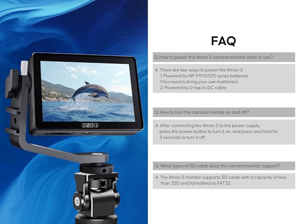 Amazon.com : osee Lilmon 5 1000 Nits High-Bright 5.5 inch