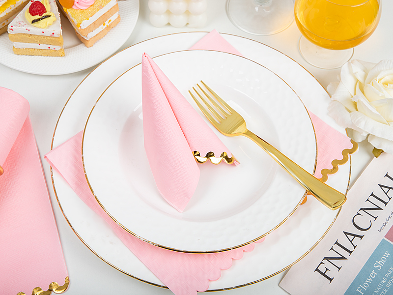 Pink Paper Napkins