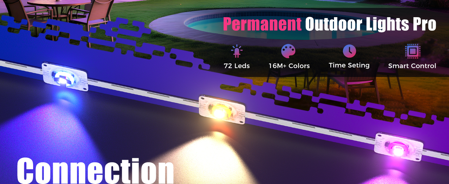 permanent outdoor lights