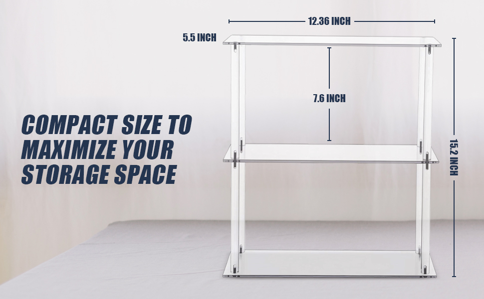 Compact size to maximize your storage space