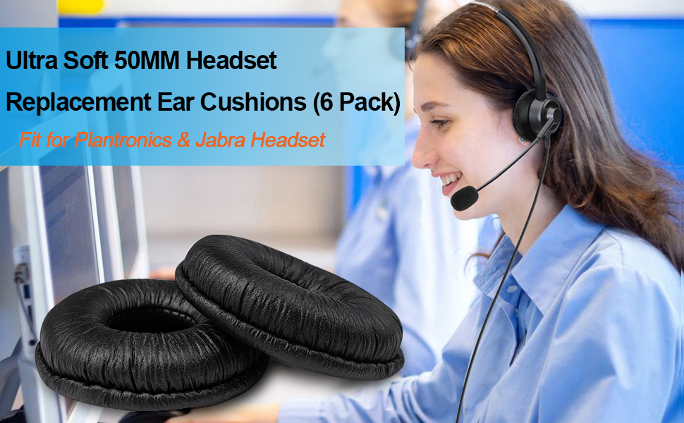 Ear Cushions for Plantronics Headset, Ear Pads Replacement