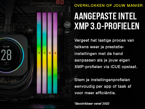 CORSAIR VENGEANCE RGB DDR5 32GB (2x16GB) DDR5 6000MHz CL30