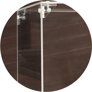 helmet display case clear acrylic