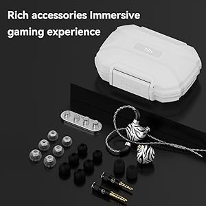 Amazon.co.jp: TRN WhiteTiger 白虎 2DD+ 平面駆動 イヤホン